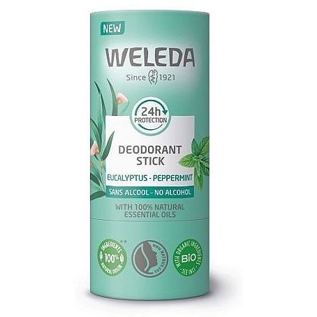 Weleda Уход за кожей тела Deodorant Stick Eucalyptus-Peppermint  Дезодорант-стик 24 часа с мятой и эвкалиптом