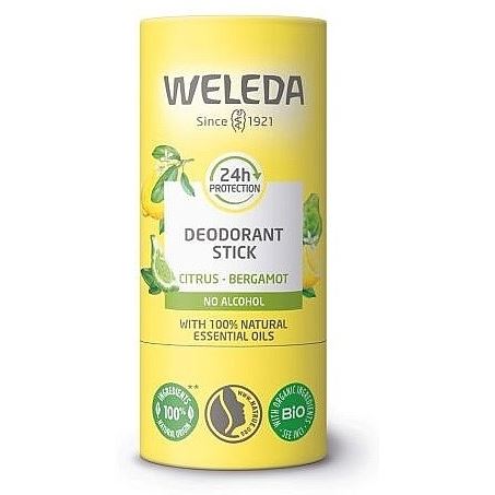 Weleda Уход за кожей тела Deodorant Stick Citrus-Bergamot Дезодорант-стик 24 часа с цитрусом и бергамотом