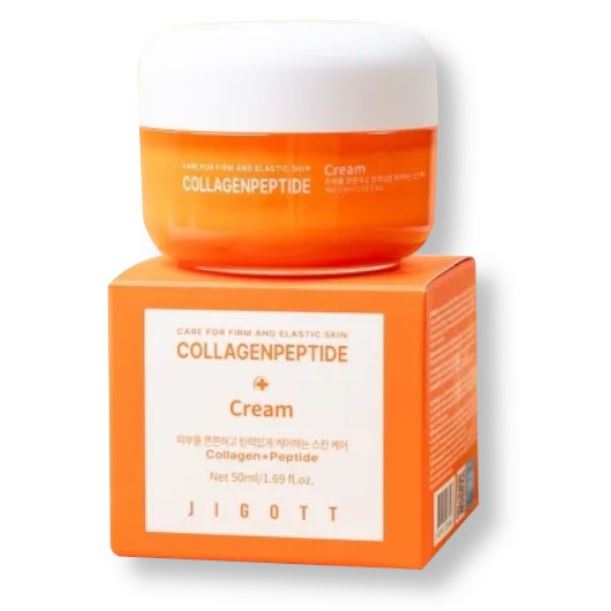 Jigott Skin Care Collagen Peptide Cream  Крем для лица с коллагеном и пептидами