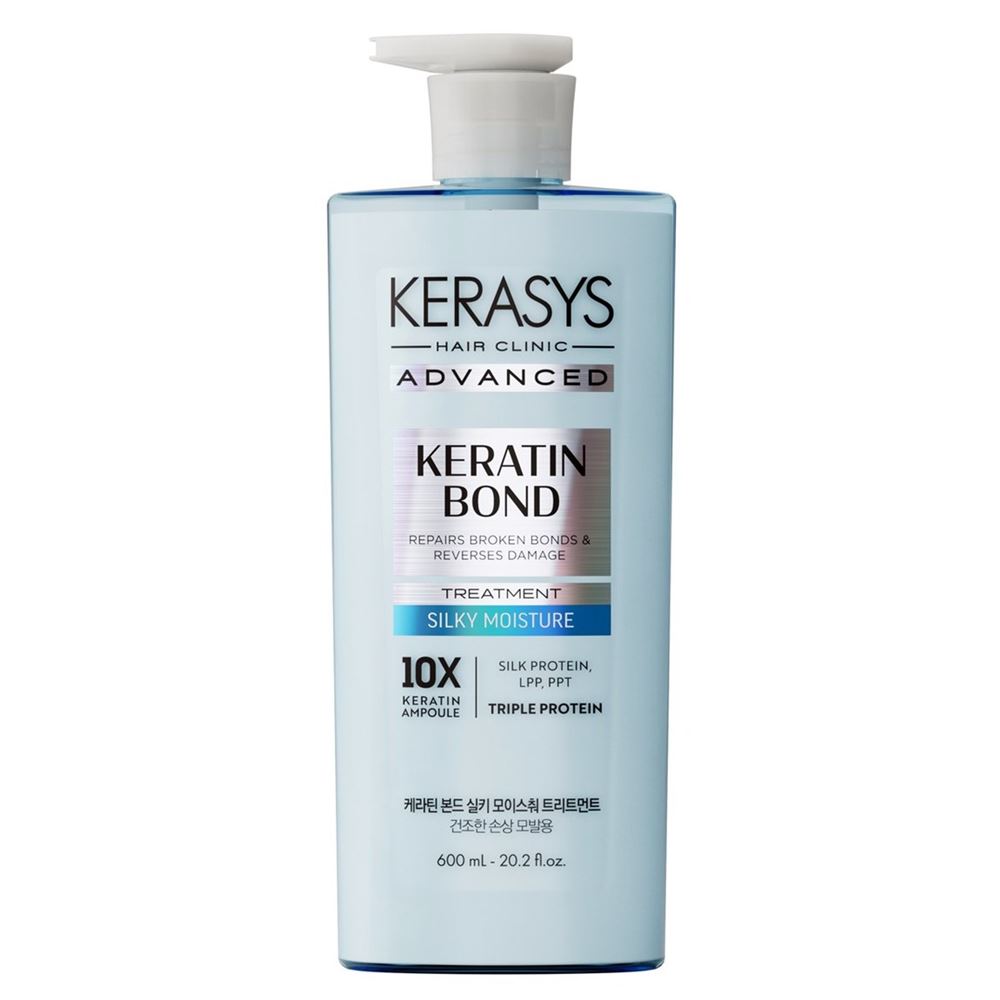KeraSys Hair Care  Advanced Keratin Bond Treatment Silky Moisture Бальзам для поврежденных сухих и непослушных волос Шелковое увлажнение
