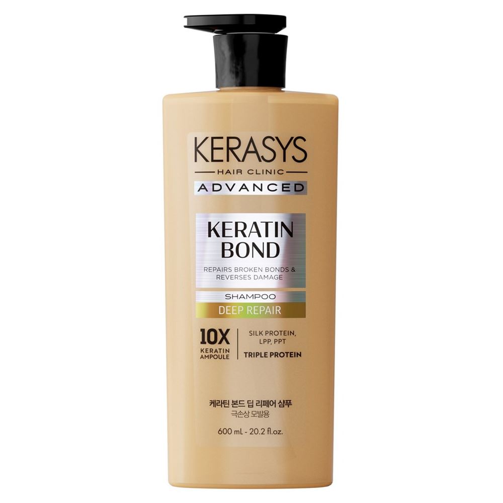 KeraSys Hair Care  Advanced Keratin Bond Shampoo Deep Repair Шампунь для поврежденных сухих и окрашенных волос Глубокое восстановление