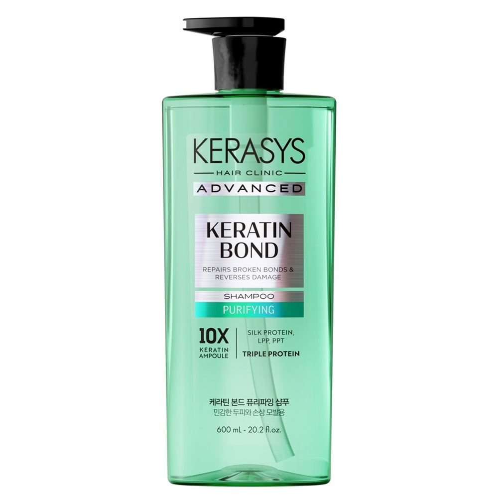 KeraSys Hair Care  Advanced Keratin Bond Shampoo Purifyng Шампунь для чувствительной кожи головы, поврежденных сухих волос Очищение