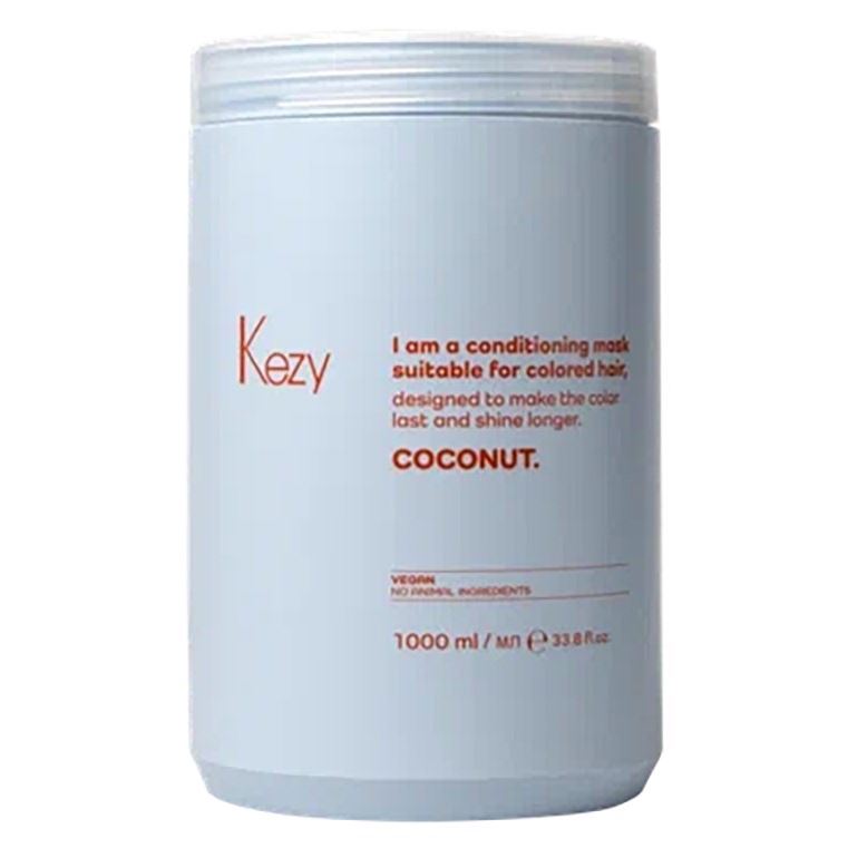 KEZY I am COCONUT I am COCONUT Кондиционирующая маска с экстрактом кокоса для окрашенных волос  Кондиционирующая маска с экстрактом кокоса для окрашенных волос