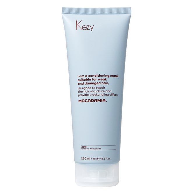 KEZY I am MACADAMIA  I am MACADAMIA Кондиционирующая маска с маслом макадамии для слабых и поврежденных волос Кондиционирующая маска с маслом макадамии для слабых и поврежденных волос