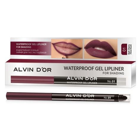 Alvin D or Make Up Lipliner for shading  Лайнер для губ гелевый водостойкий