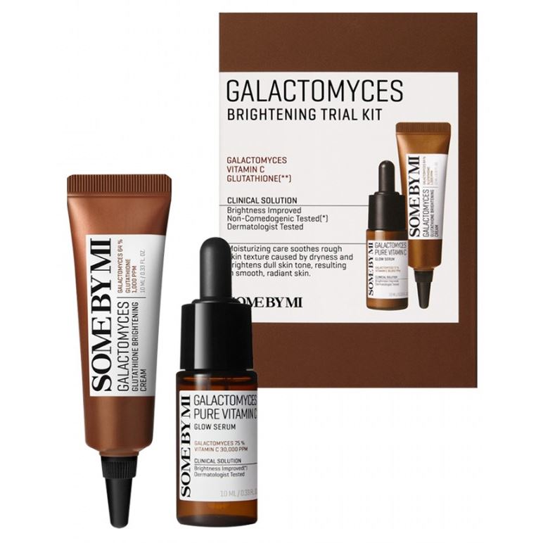 Some By Mi Faсe Care Набор Galactomyces Glutathione Brightening Trial Kit Набор: сыворотка для лица, крем для лица