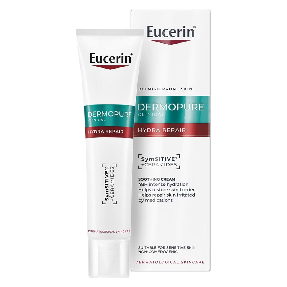 Eucerin Dermopure  DermoPure Увлажняющий успокаивающий крем для проблемной кожи Увлажняющий успокаивающий крем для проблемной кожи Hydra Repair
