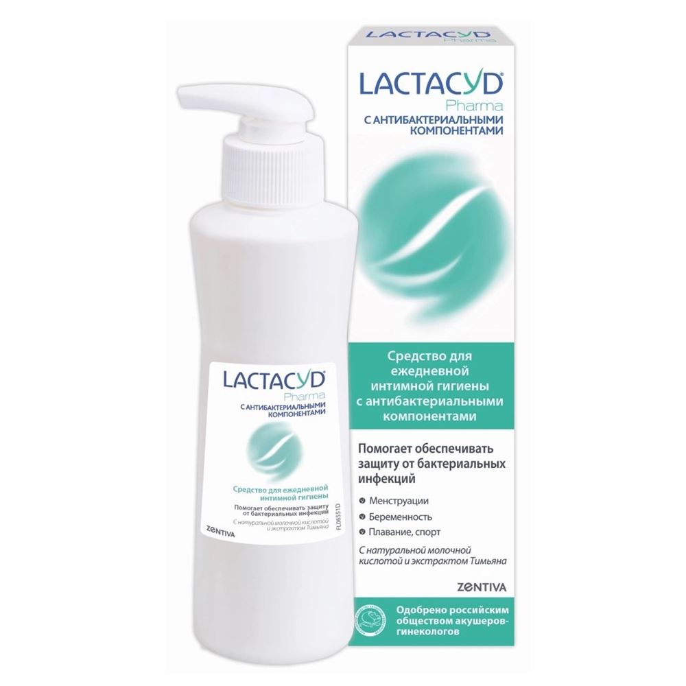 Lactacyd Средства для интимной гигиены Pharma Лосьон антибактериальный с экстрактом тимьяна Лосьон антибактериальный с экстрактом тимьяна