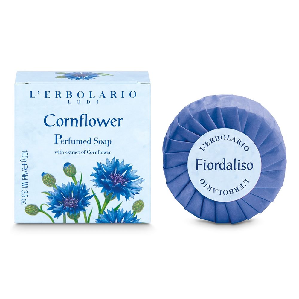 L`Erbolario Body Care Cornflower Perfumed Soap Парфюмированное мыло с экстрактом василька