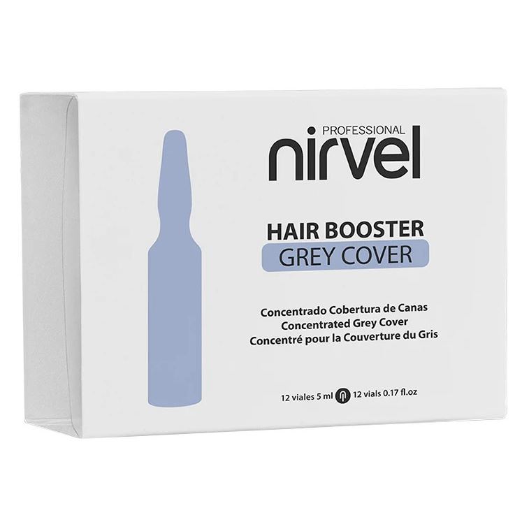 Nirvel Professional Coloring and Blonding Hair Booster Grey Cover Усилитель окрашивания седины 