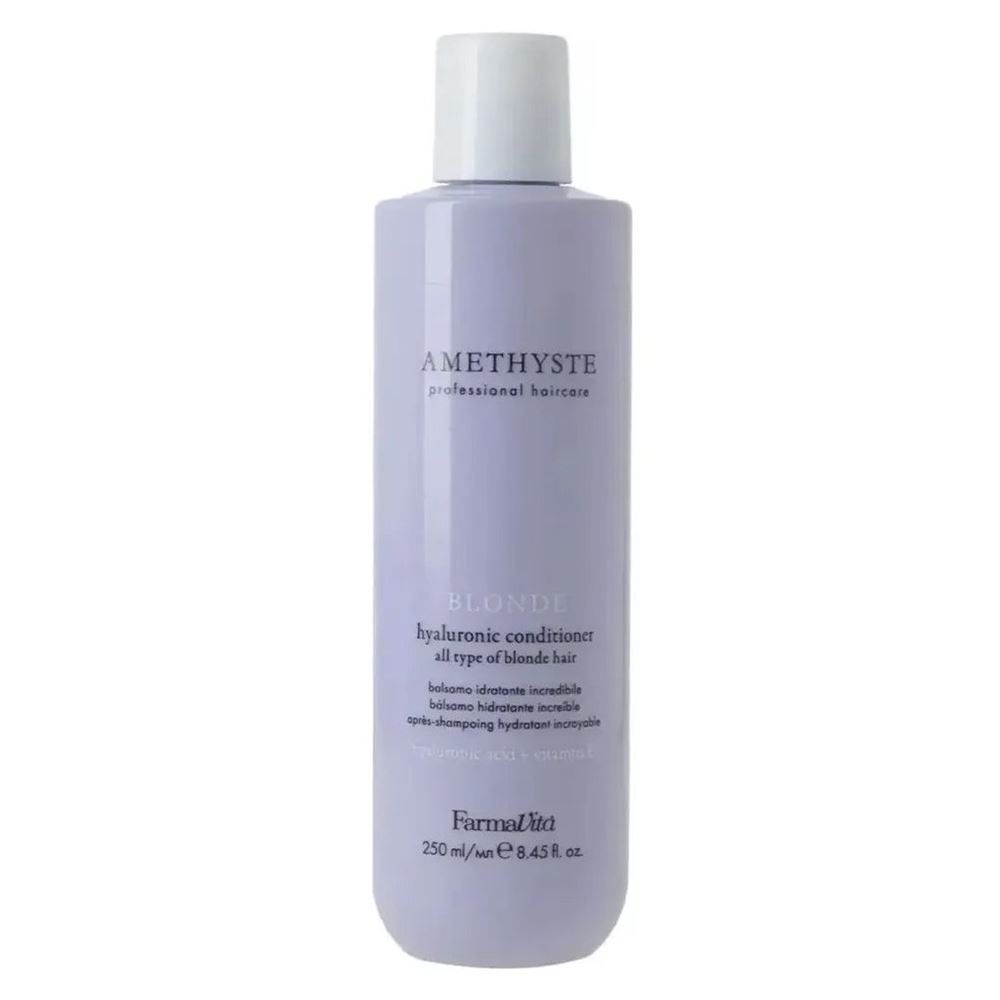 Farmavita Amethyste Professional Amethyste Prof Blonde Hyaluronic Conditioner Интенсивный увлажняющий бальзам для осветленных волос