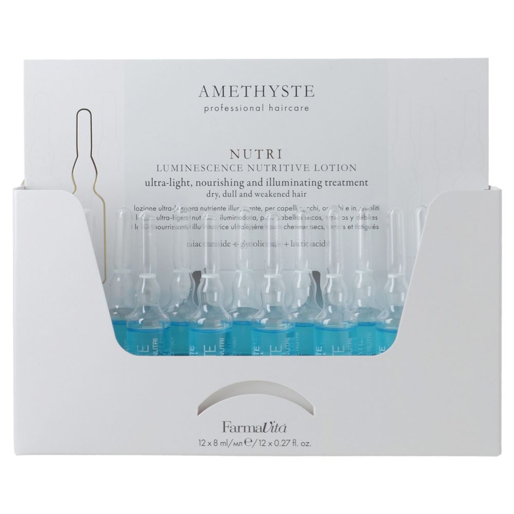 Farmavita Amethyste Professional Amethyste Prof Nutri Luminescence Nutritive Lotion Ультралёгкий питательный лосьон для сухих и ослабленных волос