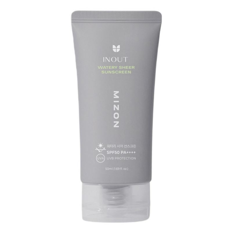 Mizon Face Care Inout Watery Sheer Sunscreen SPF 50 PA++++ Увлажняющий солнцезащитный лосьон