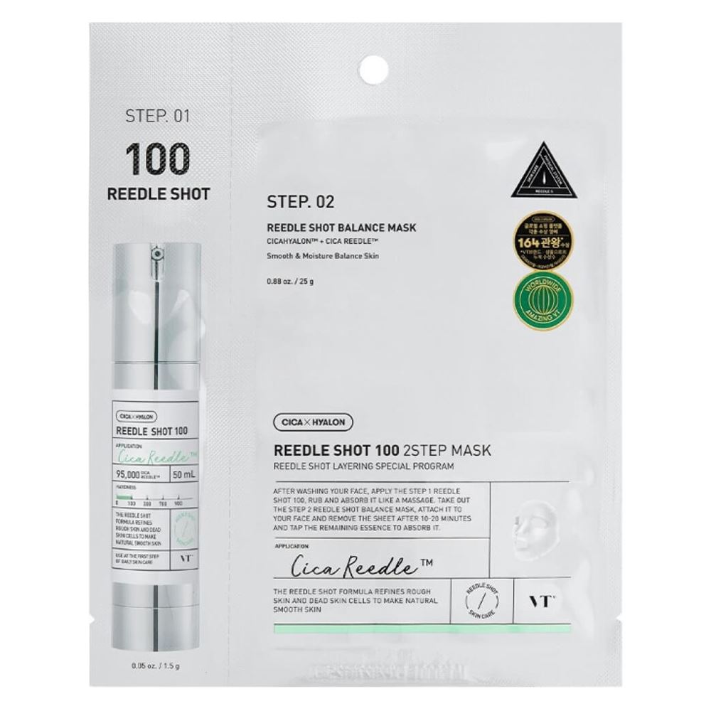 VT Cosmetics Reedle Shot Reedle Shot 100 2 Step Mask Маска двухфазная с микроиглами