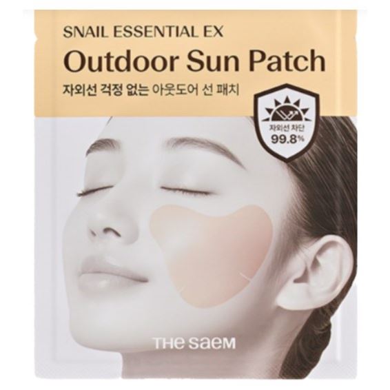 The Saem Snail Snail Essential EX Outdoor Sun Patch Солнцезащитный патч