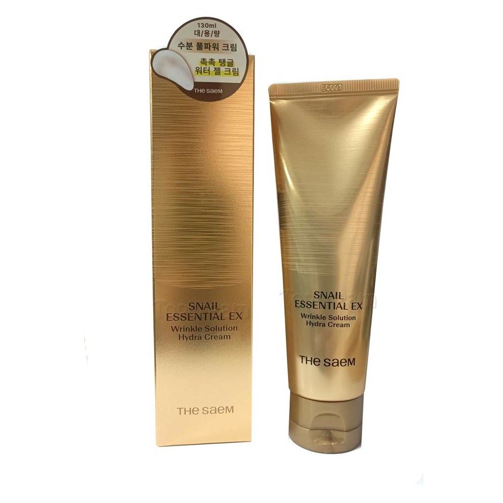 The Saem Snail Snail Essential EX Wrinkle Solution Hydra Cream Увлажняющий гель-крем