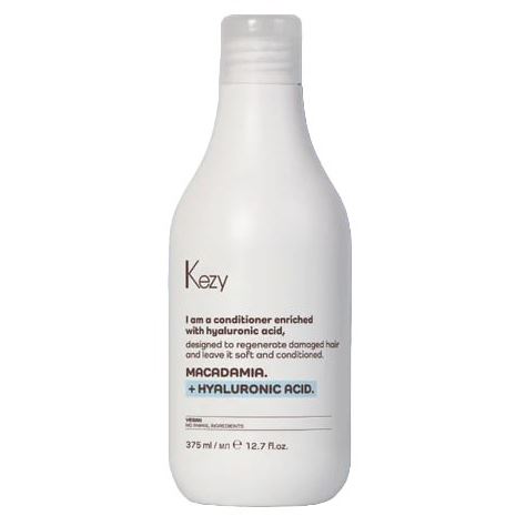 KEZY I am MACADAMIA + HYALURONIC ACID I am MACADAMIA + HYALURONIC ACID Кондиционер для восстановления слабых и поврежденных волос Кондиционер для восстановления слабых и поврежденных волос, обогащенный маслом макадамии и гиалуроновой кислотой