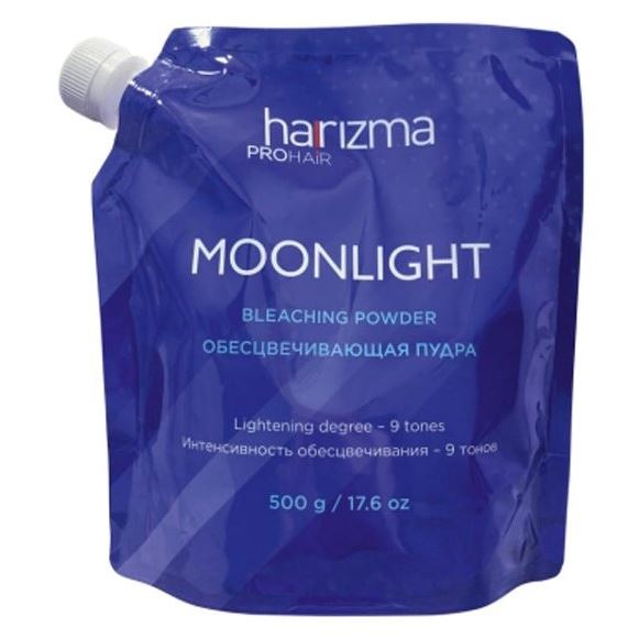 Harizma PROhair Hair Care Пудра для обесцвечивания волос до 9-ти тонов Moonlight Пудра для обесцвечивания волос 