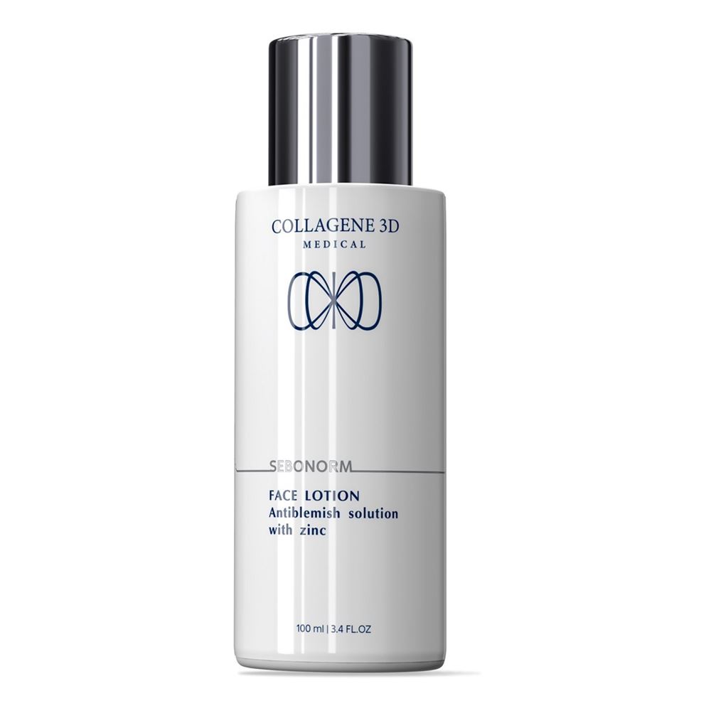 Medical Collagene 3D Sebonorm Face Lotion Antiblemish Solution with Zinc Лосьон для лица Противовоспалительный с цинком