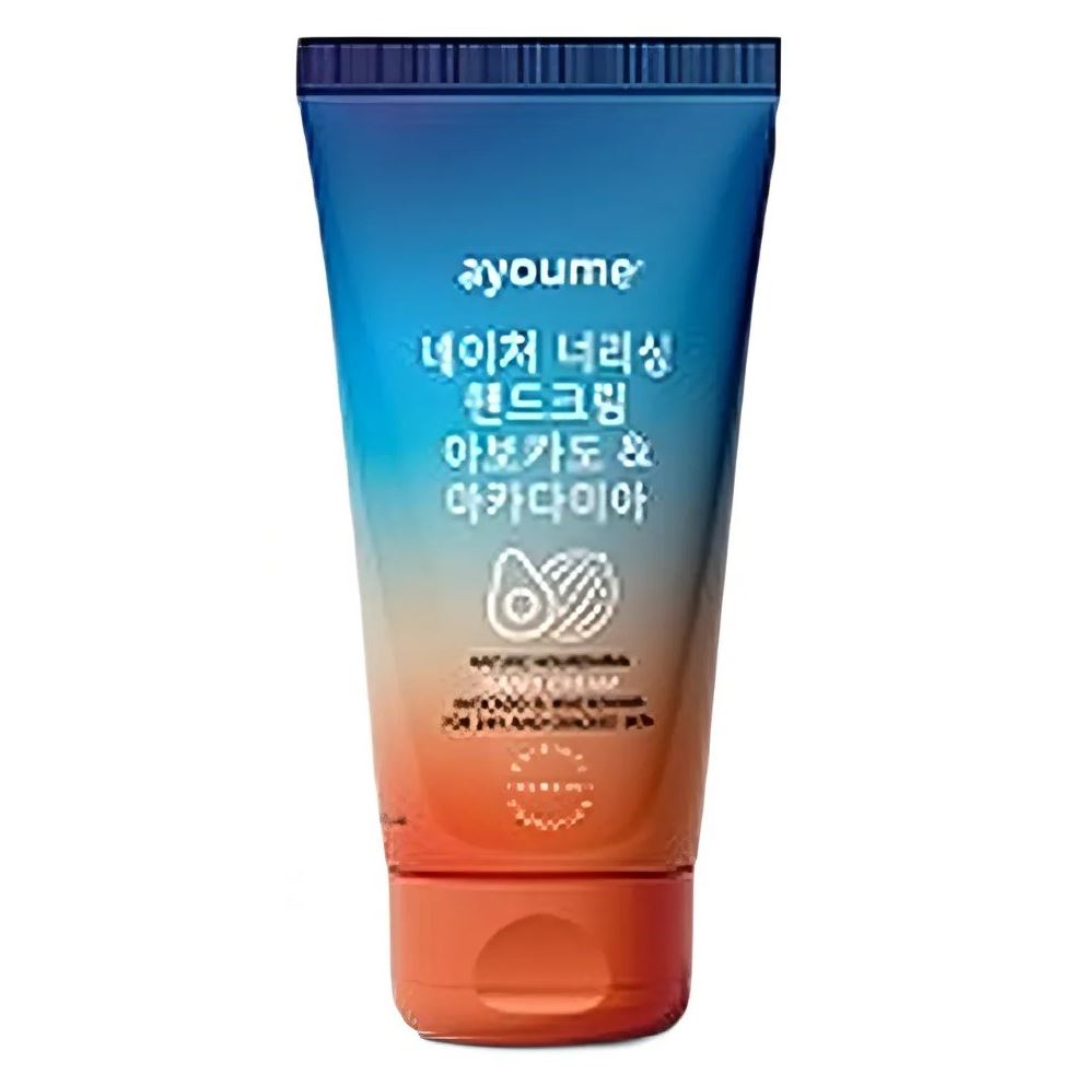 Ayoume Face Care Nourishing hand cream with avocado and macadamia for dry and cracked skin  Крем для рук питательный с маслом авокадо и макадамии 
