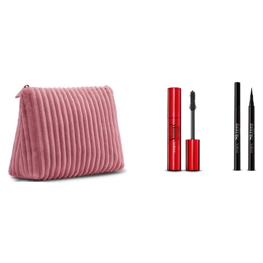 Pupa Gift Sets Vamp! Sexi Lashes & Vamp! Skinny Liner & Косметичка бьюти Набор: тушь, подводка, косметичка большой размер