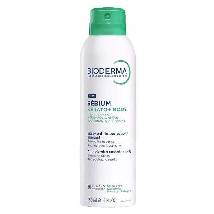 Bioderma Sebium Sebium Kerato+ Anti-blemish Soothing Spray Cпрей для тела против несовершенств