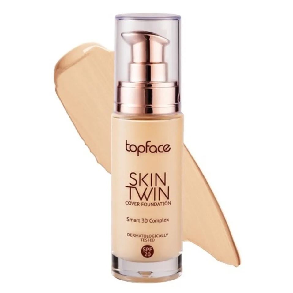 Topface Make Up Skin Twin Cover Foundation Тональный крем Двойное покрытие SPF20