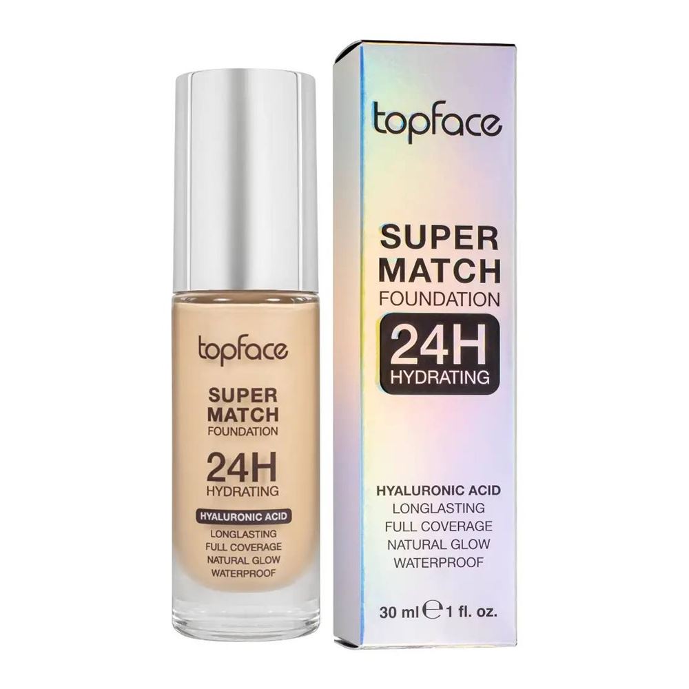 Topface Make Up Super Match 24H Foundation Тональный крем стойкость 24ч