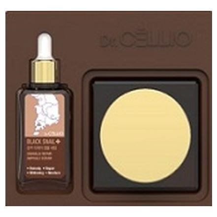 Dr.Cellio Face Care Набор Korea City Gwangju Black Snail Repair Cream + Serum Set Набор для лица с муцином улитки: крем, сыворотка