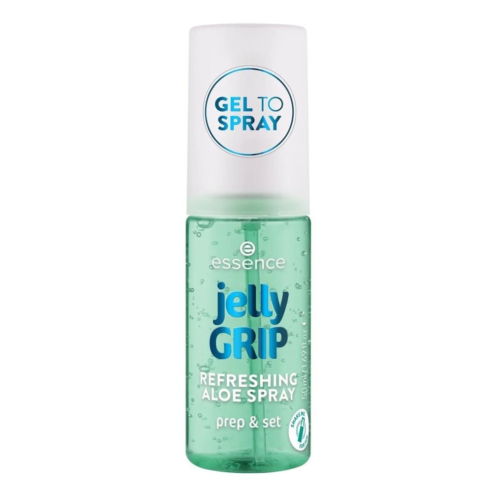 Essence Make Up Jelly Grip Refreshing Aloe Spray Фиксирующий освежающий спрей для лица