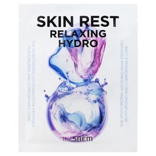 The Saem Face Care Skin Rest Relaxing Hydro Mask Sheet Маска на тканевой основе для глубокого увлажнения и восстановления кожи