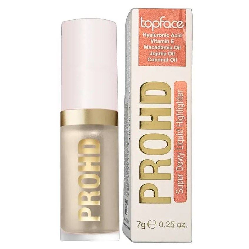 Topface Make Up ProHD Super Dewy Liquid Highlighter  Жидкий хайлайтер для естественного сияния кожи 