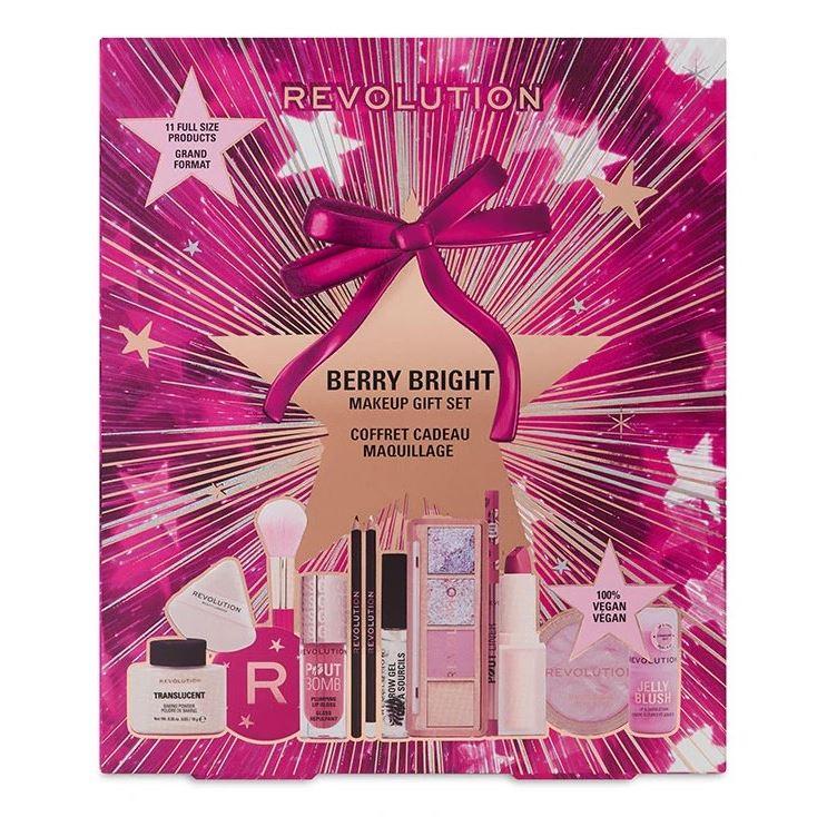 Revolution Makeup Make Up Berry Bright Makeup Gift Set Подарочный набор 