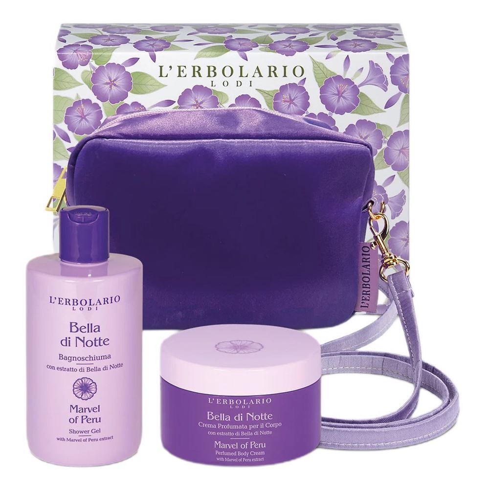 L`Erbolario Body Care Бьюти-набор в косметичке Marvel of Peru Great Wonders Beauty Bag Набор: Гель для душа, крем для тела