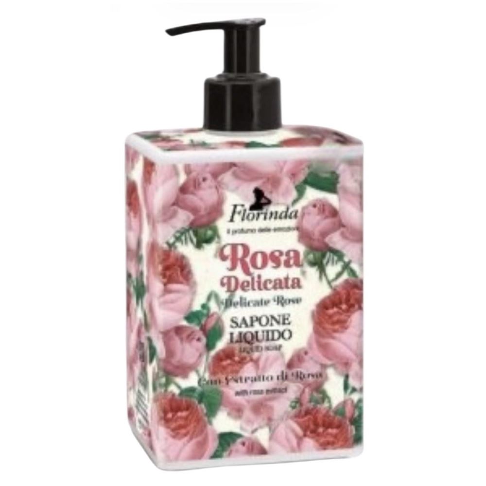 Florinda Tessuti Italiani Жидкое мыло Rosa Delicata / Нежная Роза  Жидкое мыло Нежная Роза 