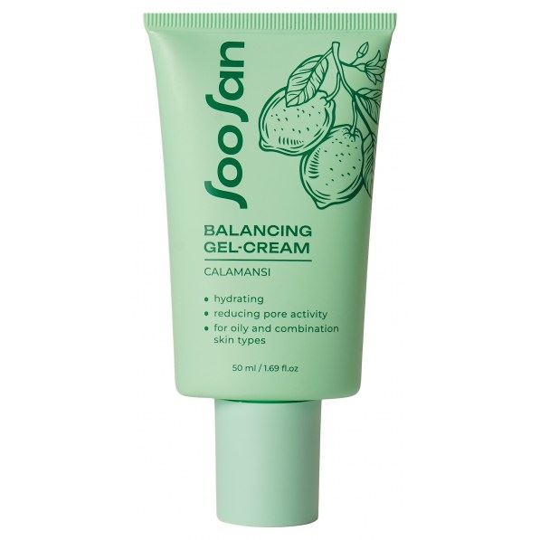 SooSan Face Care Balancing Gel-Cream with Calamansi Гель-крем с экстрактом каламанси для жирной и проблемной кожи