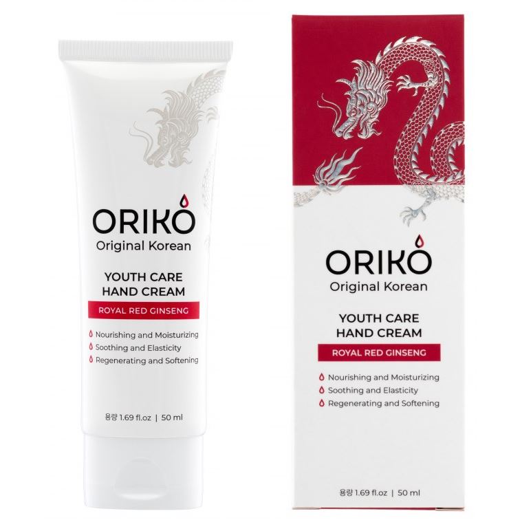 ORIKO Original Korean Royal Red Ginseng Youth Care Royal Red Ginseng Youth Care Hand Cream Питательный крем для рук с экстрактом красного женьшеня для повышения упругости кожи 