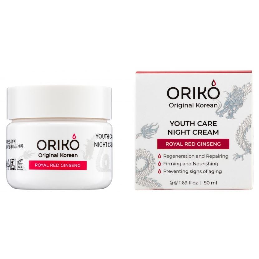 ORIKO Original Korean Royal Red Ginseng Youth Care Royal Red Ginseng Youth Care Night Cream  Обновляющий ночной крем с экстрактом красного женьшеня против первых морщин 