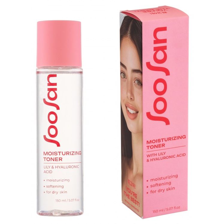 SooSan Face Care Moisturizing Toner With Lily & Hyaluronic Acid  Увлажняющий тонер с экстрактом лилии и гиалуроновой кислотой