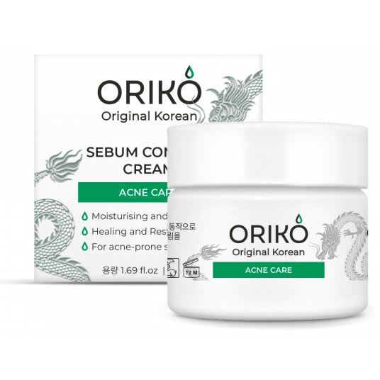 ORIKO Original Korean Sebum Control Acne Care Sebum Control Face Cream Acne Care  Крем для лица для проблемной кожи с кислотами 