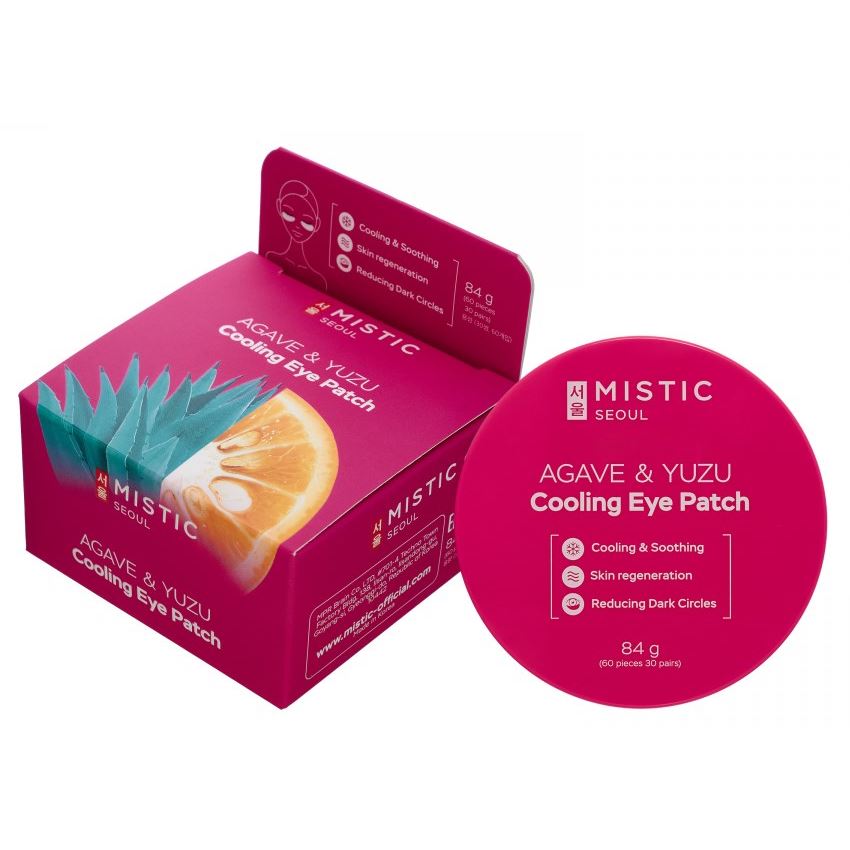 Mistic Care Agave & Yuzu Cooling Eye Patch Охлаждающие патчи с экстрактами Агавы и Юдзу