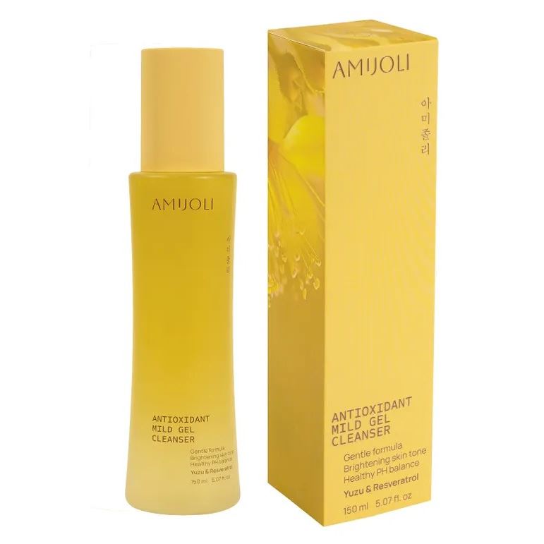 AMIJOLI Antioxidant Antioxidant Mild Gel Cleanser Yuzu & Resveratrol  Мягкий гель для умывания с экстрактом юдзу и ресвератролом