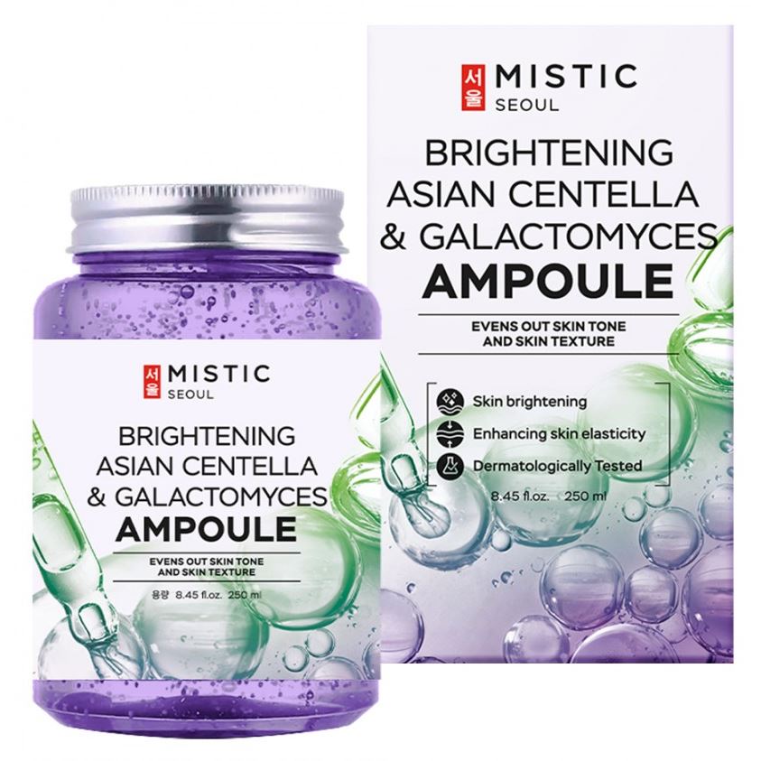 Mistic Care Brightening Asian Centella & Galactomyces Ampoule  Восстанавливающая сыворотка с центеллой и галактомисисом 