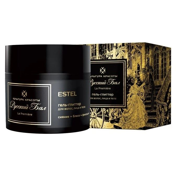 Estel Professional Культура красоты Культура красоты.  Гель-глиттер для волос, лица и тела  Гель-глиттер для волос, лица и тела "Русский бал"