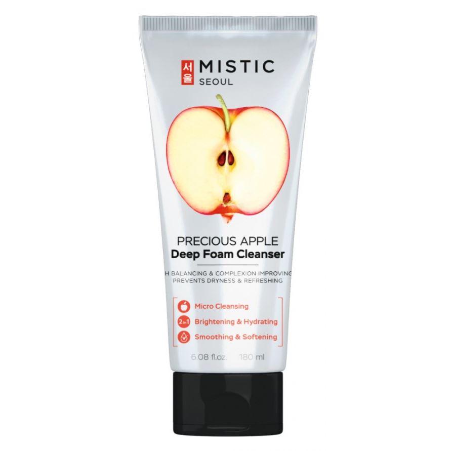 Mistic Care Precious Apple Deep Foam Cleanser Глубокоочищающая пенка для умывания с экстрактом яблока
