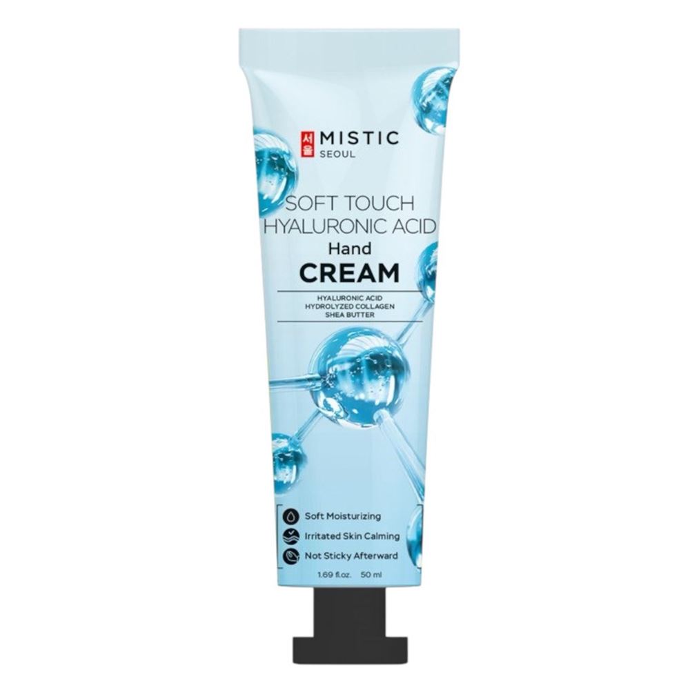 Mistic Care Soft Touch Hyaluronic Acid Hand Cream  Увлажняющий крем для рук с гиалуроновой кислотой и коллагеном 
