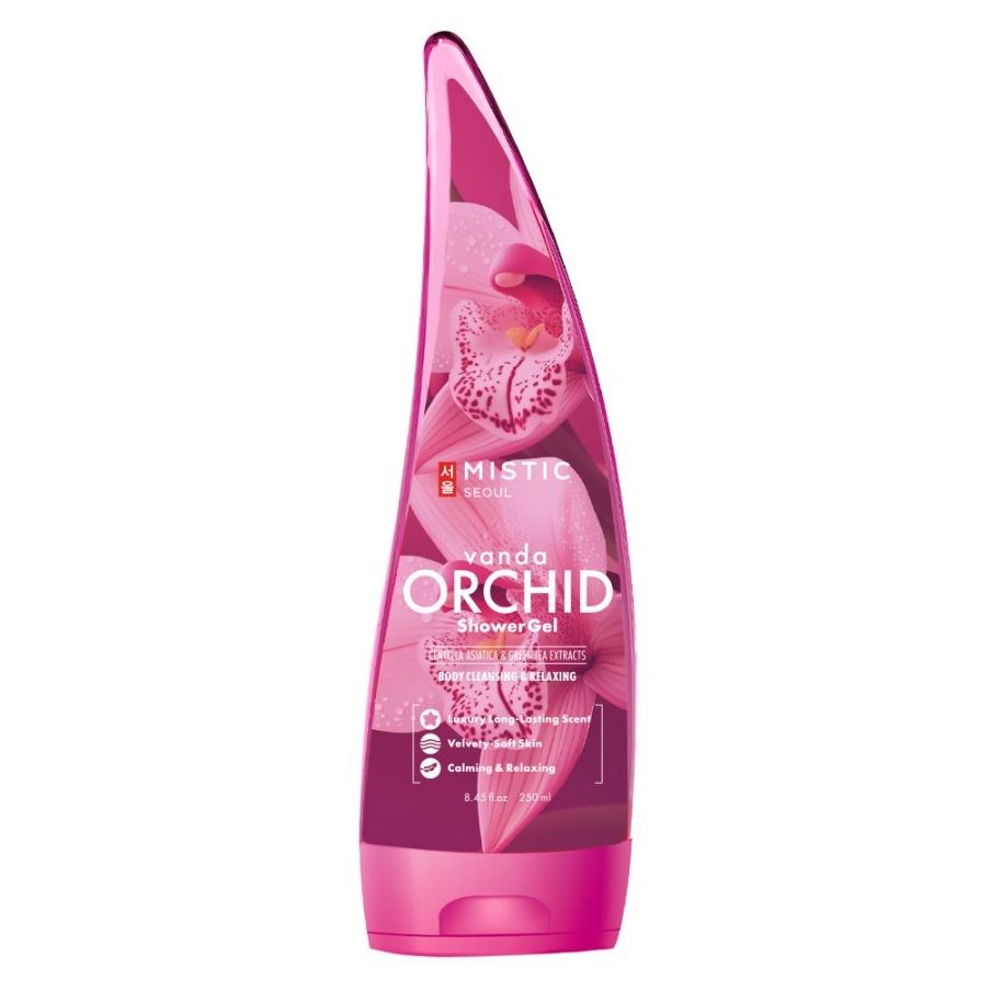Mistic Care Vanda Orchid Shower Gel  Гель для душа "Орхидея Ванда" с экстрактами центеллы и зеленого чая 