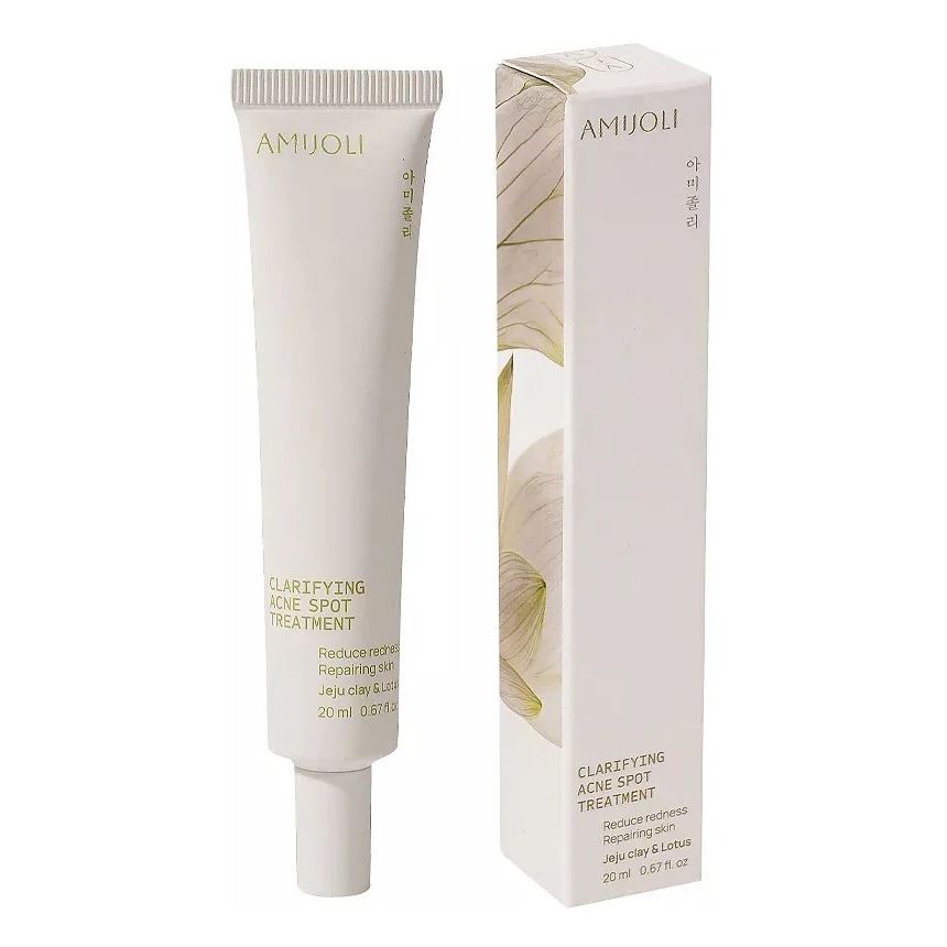 AMIJOLI Clarifying  Clarifying Spot Treatment Jeju Clay & Lotus Гель для точечного применения против акне с ниацинамидом