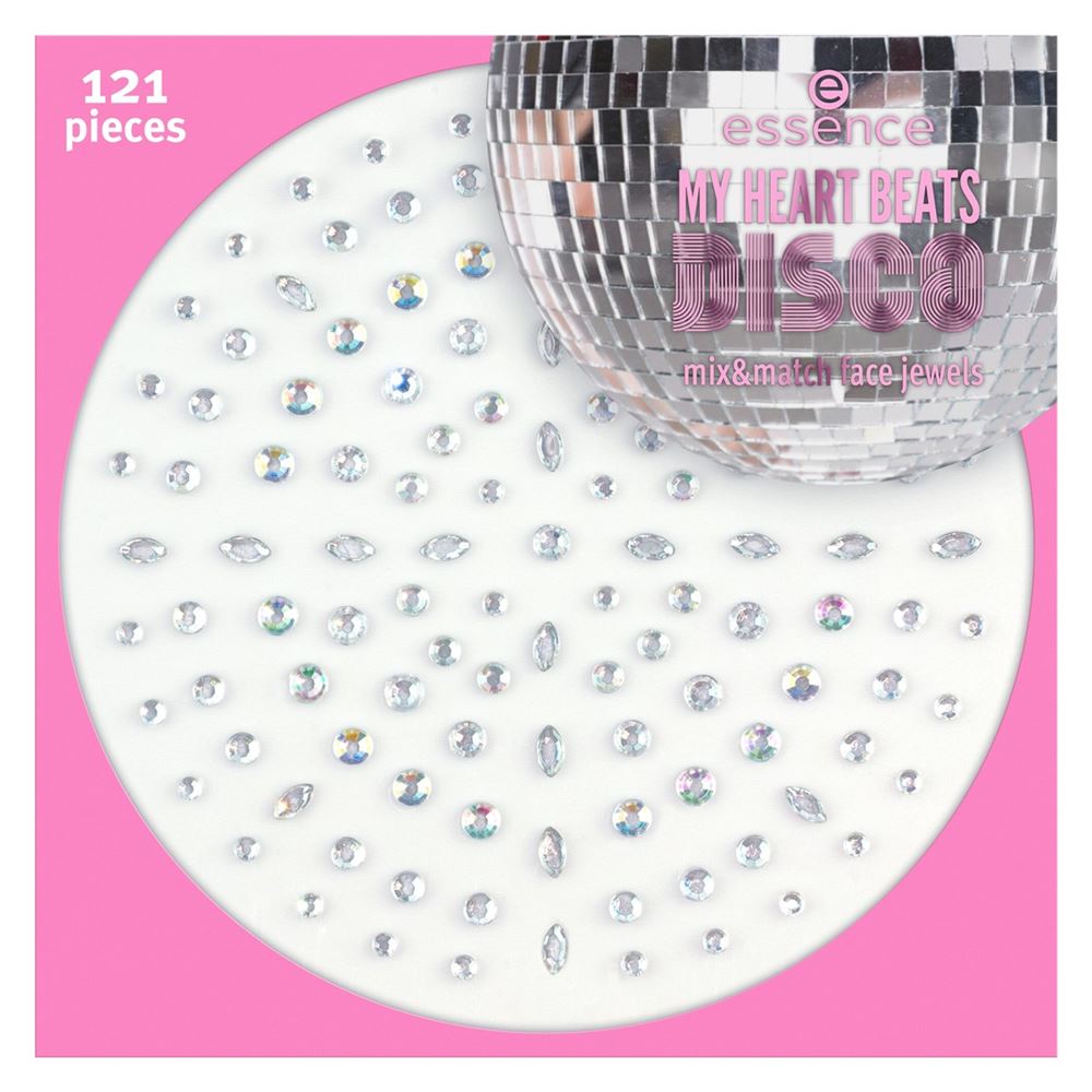 Essence Accessories My Heart Beats Disco Mix & Match Face Jewels Украшения для лица 