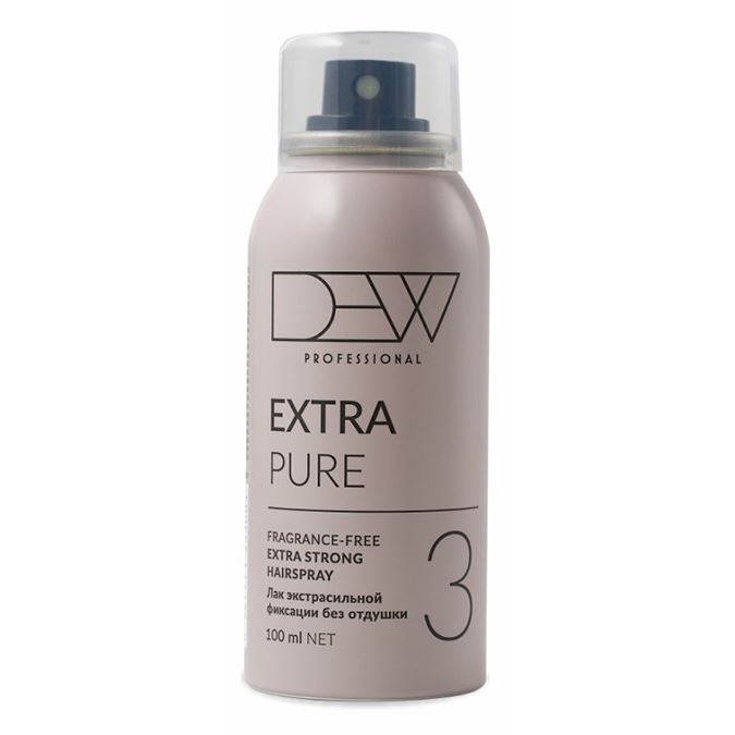 Dew Professional Extra Extra Pure Extra Strong Hairspray Лак экстрасильный без отдушки 